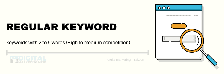 Regular keywords list